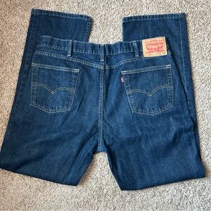 Men’s Levi’s 514 Dark Wash Denim Straight Fit Flex Jeans Size 40x32 |C59